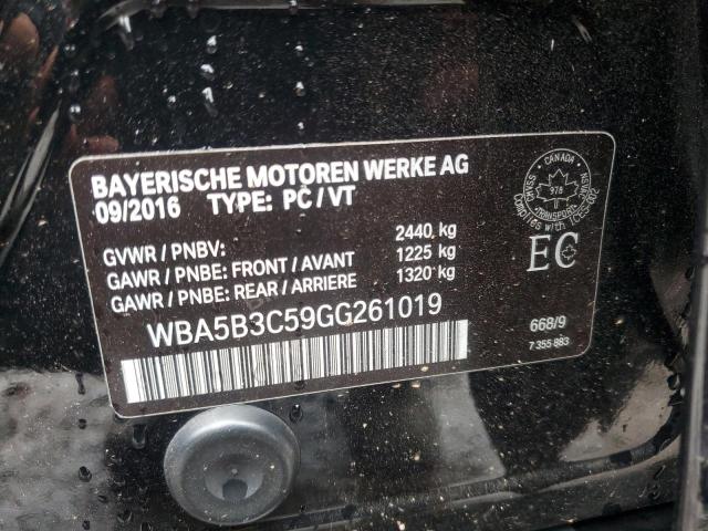 WBA5B3C59GG261019 BMW 535 XI