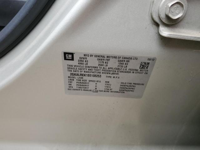 2GKALREK1E6108253 GMC Terrain Sle