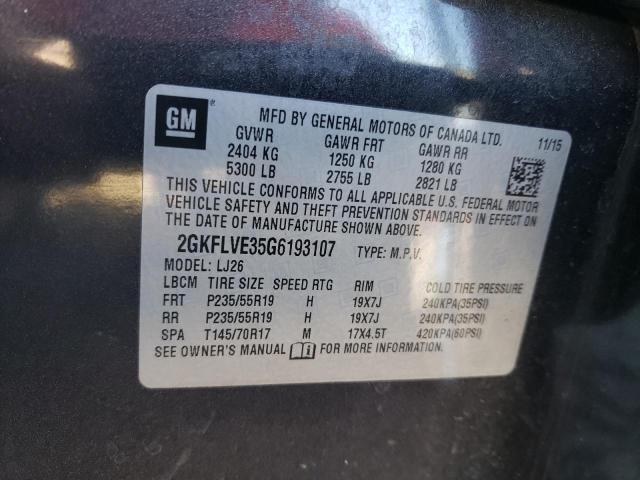 2GKFLVE35G6193107 GMC Terrain Denali