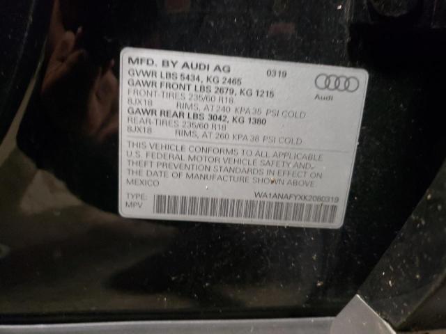 WA1ANAFYXK2080319 Audi Q5 PREMIUM