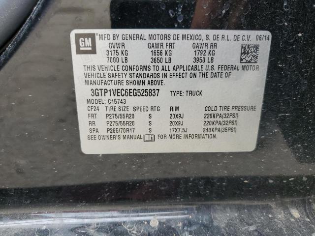 3GTP1VEC6EG525837 GMC Sierra C1500 Slt