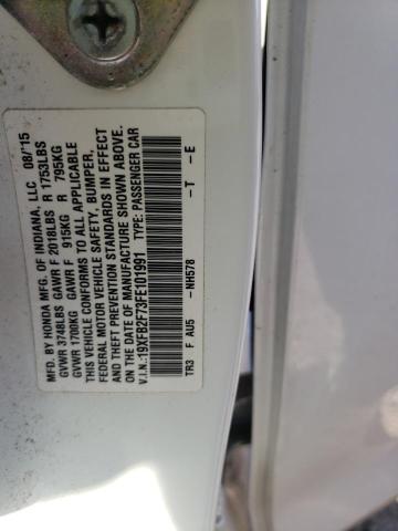 19XFB2F73FE101991 Honda CIVIC SE