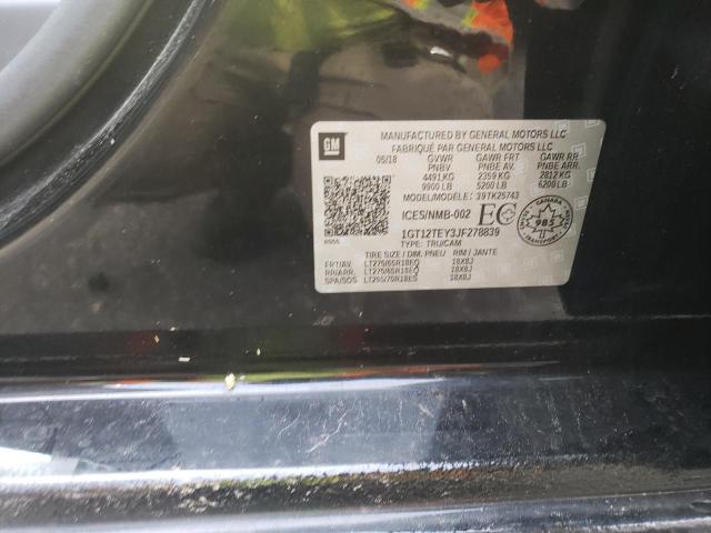 1GT12TEY3JF278839 GMC Sierra K2500 Slt