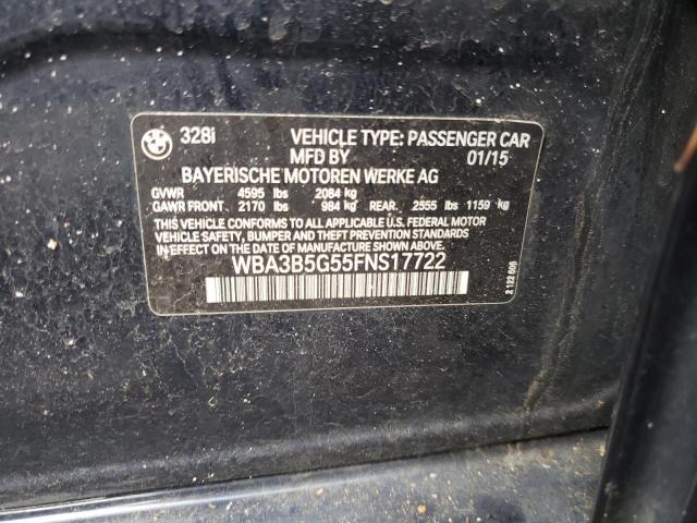 WBA3B5G55FNS17722 BMW 328 Xi Sulev