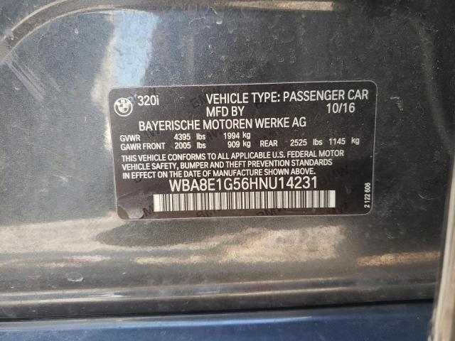 WBA8E1G56HNU14231 BMW 320 I