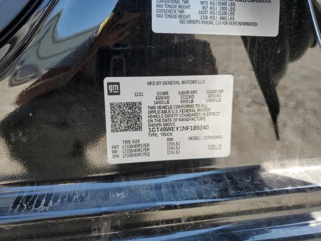 1GT49WEY1NF189240 GMC Sierra K3500 Denali