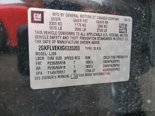 2GKFLVEK8G6335263 GMC Terrain Denali
