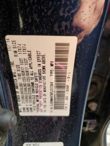 5J6RM4H76FL017343 Honda CR-V EXL