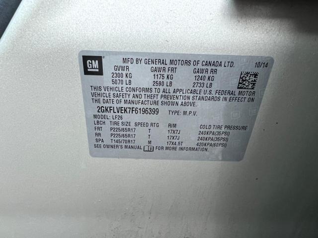 2GKFLVEK7F6196399 GMC Terrain Sle