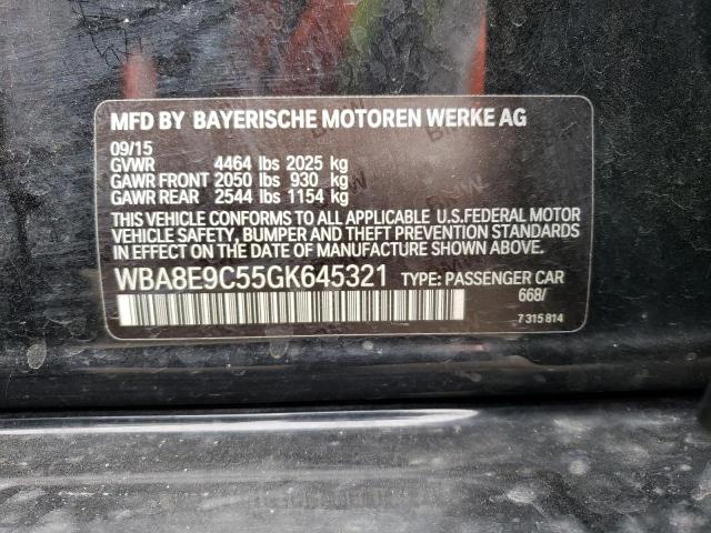 WBA8E9C55GK645321 BMW 328 I Sulev