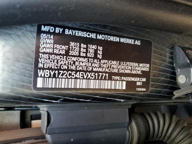 WBY1Z2C54EVX51771 BMW I3 Bev