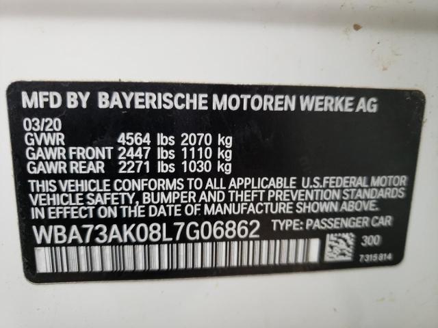 WBA73AK08L7G06862 BMW 228XI