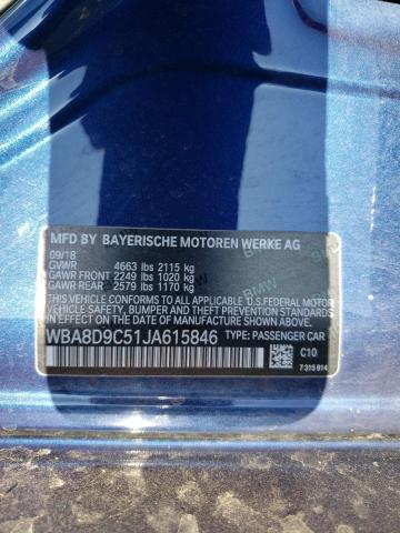 WBA8D9C51JA615846 BMW 330 XI