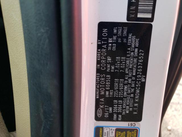 KNDMC5C19J6376527 KIA SEDONA EX
