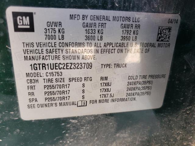 1GTR1UEC2EZ323709 GMC Sierra C1500 Sle