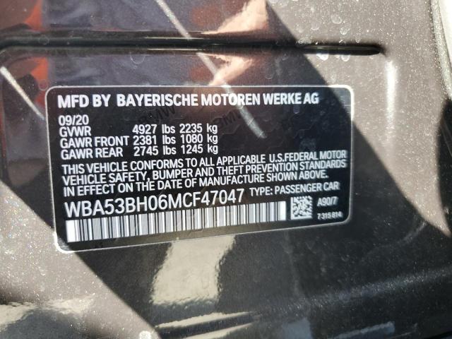 WBA53BH06MCF47047 BMW 530 I