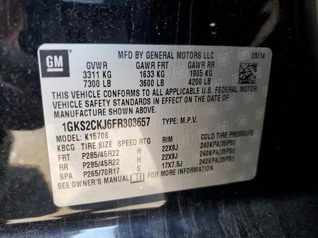 1GKS2CKJ6FR303657 GMC YUKON DENALI