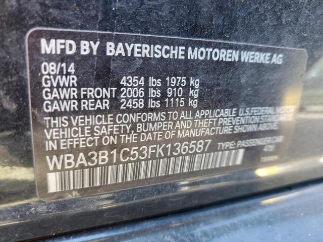 WBA3B1C53FK136587 BMW 320 I
