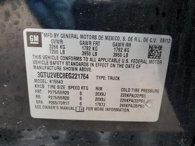 3GTU2VEC8EG221764 GMC Sierra K1500 Slt