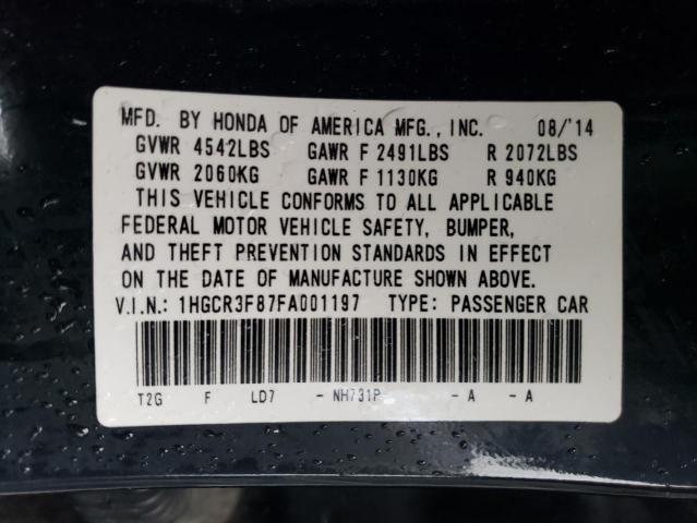 1HGCR3F87FA001197 Honda ACCORD EXL