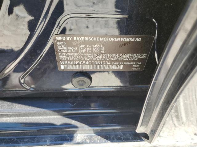 WBAKN9C54GD961934 BMW 550 I