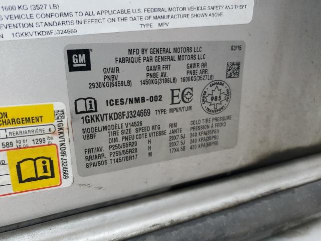 1GKKVTKD8FJ324669 GMC Acadia Denali