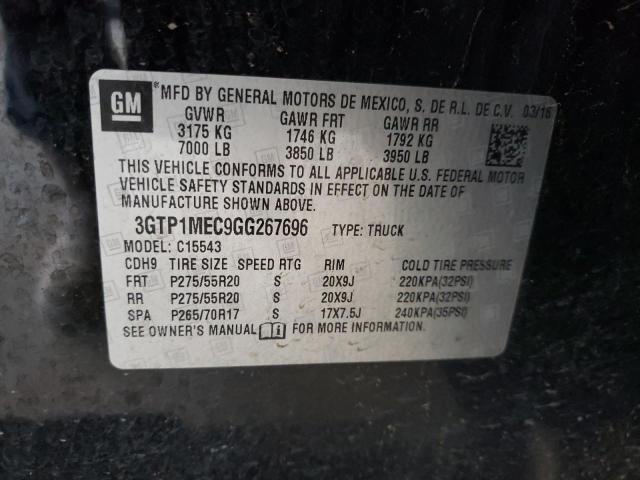 3GTP1MEC9GG267696 GMC Sierra C1500 Sle