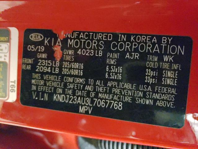 KNDJ23AU3L7067768 KIA mpi nu