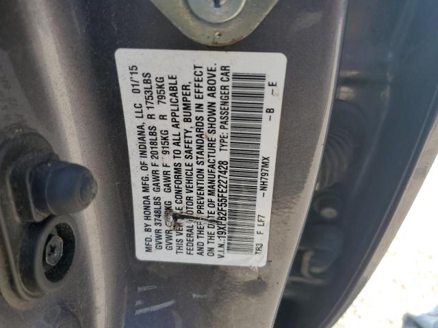19XFB2F55FE227428 Honda Civic Lx