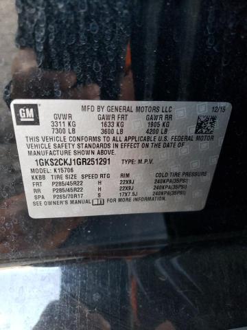 1GKS2CKJ1GR251291 GMC YUKON DENALI