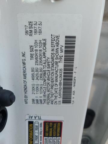 5J6RW2H88HL064335 Honda CR-V EXL