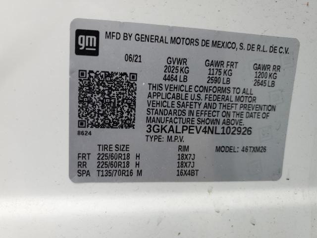 3GKALPEV4NL102926 GMC Terrain Slt