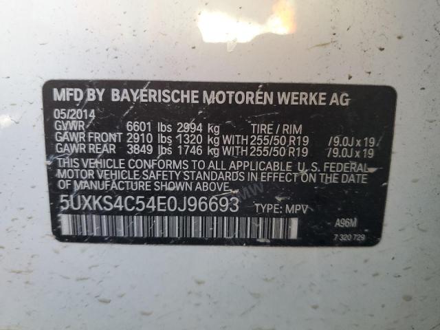 5UXKS4C54E0J96693 BMW X5 Xdrive35d