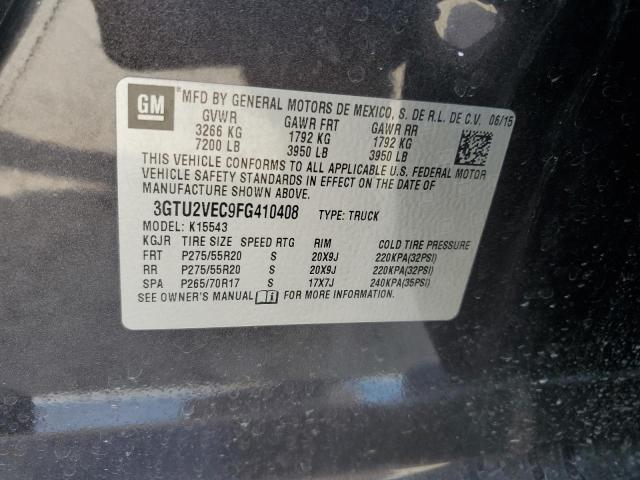 3GTU2VEC9FG410408 GMC Sierra K1500 Slt