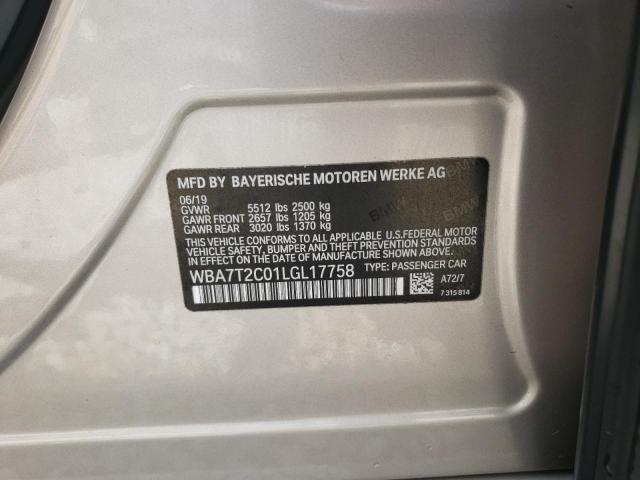 WBA7T2C01LGL17758 BMW 740 I