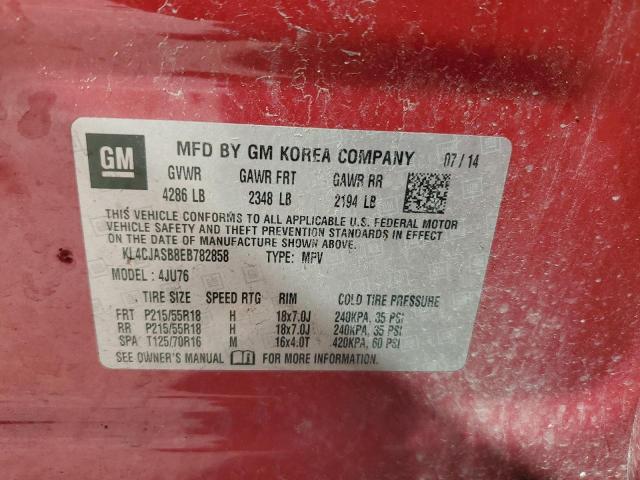 KL4CJASB8EB782858 Buick Encore