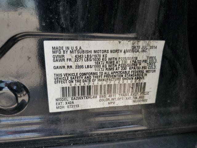 4A4AP4AU7FE004009 Mitsubishi Outlander Sport Se