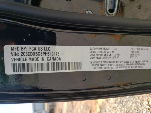 2C3CDXBG6PH519178 Dodge Charger Sxt