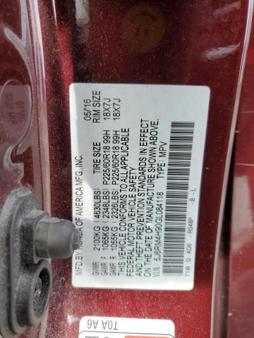 5J6RM4H90GL084118 Honda Cr-v Touring