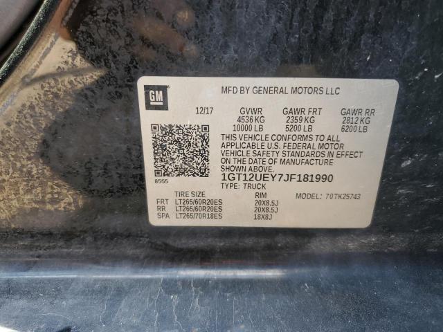 1GT12UEY7JF181990 GMC Sierra K2500 Denali