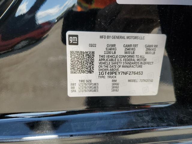 1GT49PEY7NF276453 GMC Sierra K2500 At4
