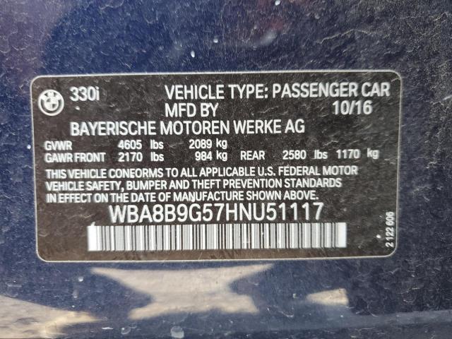 WBA8B9G57HNU51117 BMW 330 I