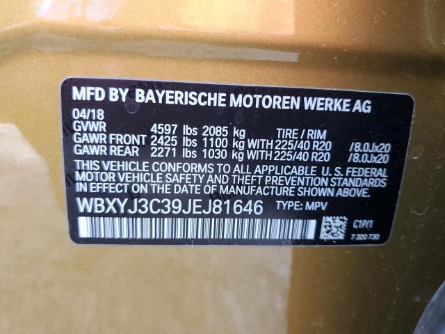 WBXYJ3C39JEJ81646 BMW X2 Sdrive28i