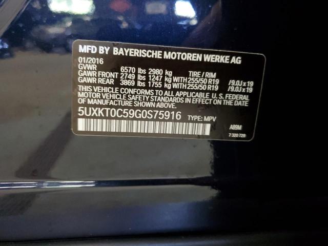 5UXKT0C59G0S75916 BMW X5 Xdr40e