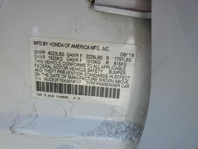 19UDE2F7XKA014117 Acura Ilx Premium