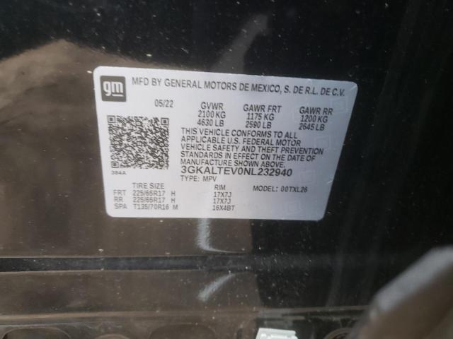 3GKALTEV0NL232940 GMC Terrain Sle