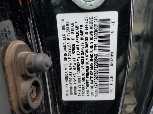 19XFB2F80FE200843 Honda CIVIC EX