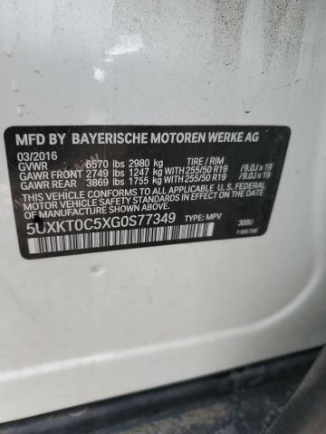 5UXKT0C5XG0S77349 BMW X5 Xdr40e