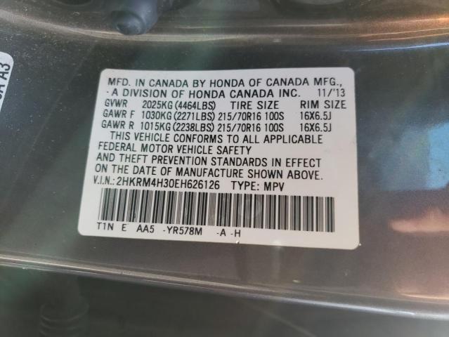 2HKRM4H30EH626126 Honda CR-V LX
