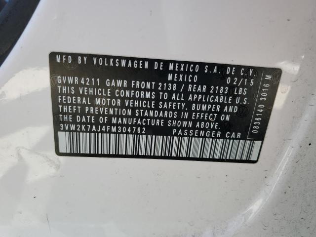 3VW2K7AJ4FM304762 Volkswagen JETTA BASE